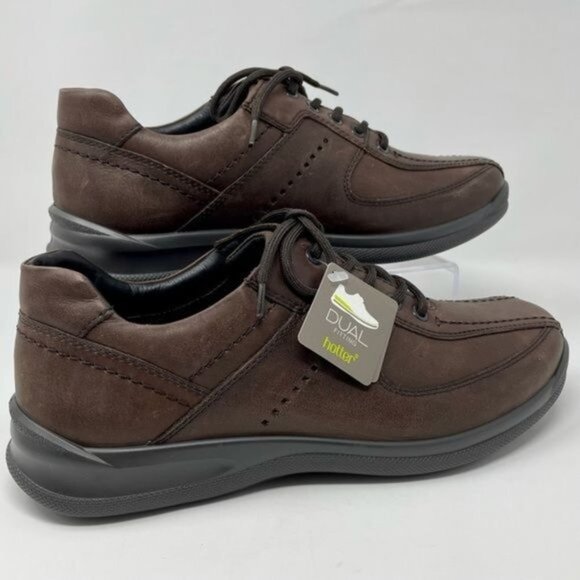 NWT Men’s Hotter Comfort “Lance” Brown ShoeSZ 11 - Picture 2 of 14